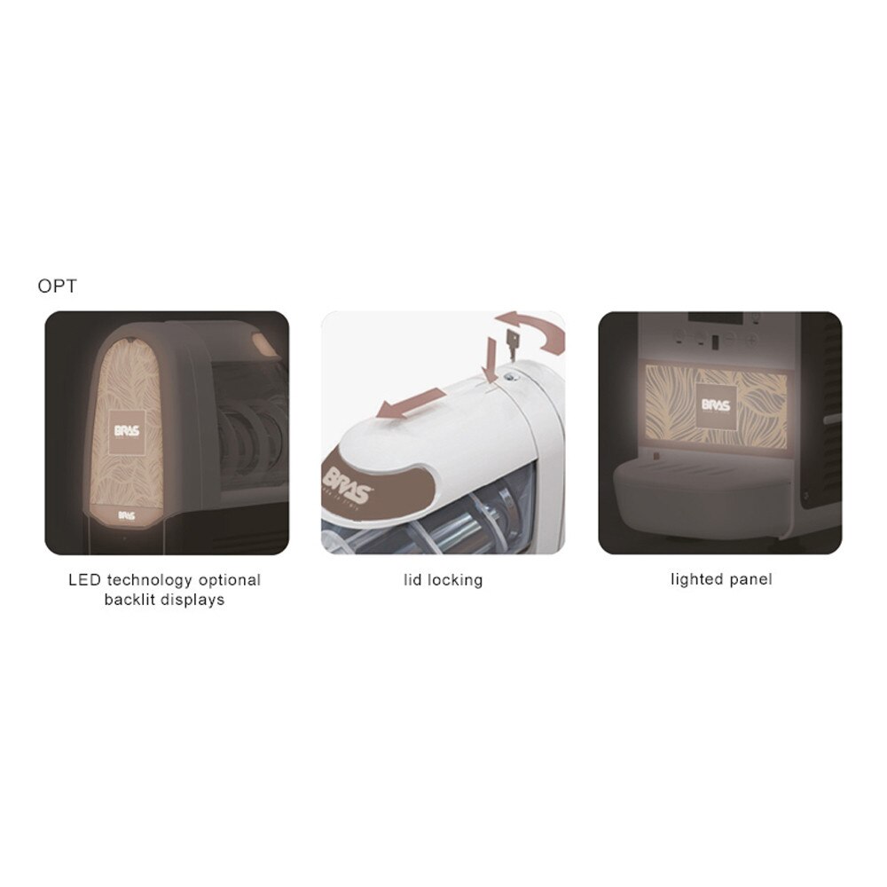 BRAS BCream HD 2 Ice Dessert Machine Double